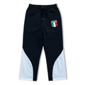 prestige blk nylon italia pants