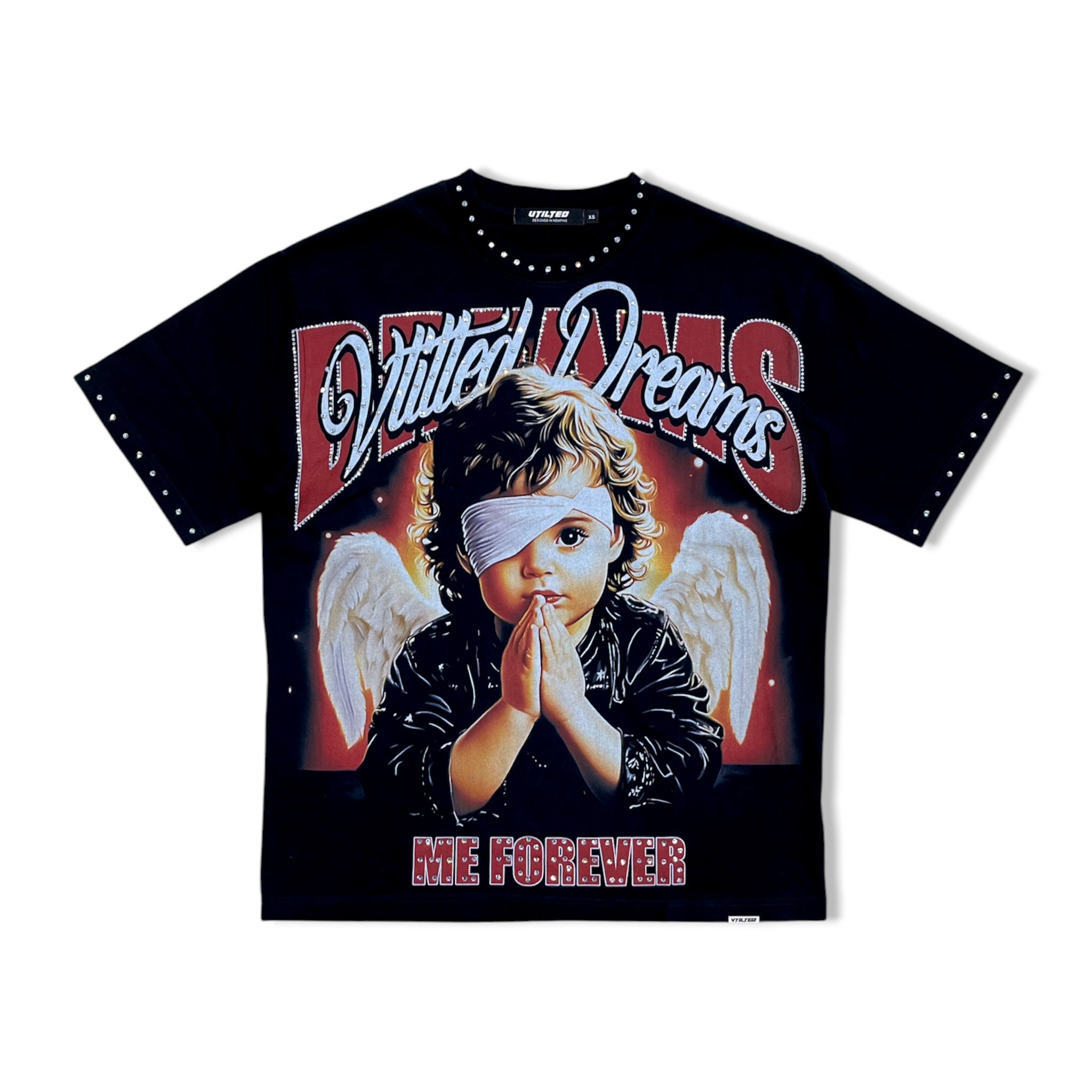 vtilted blk loved shirt