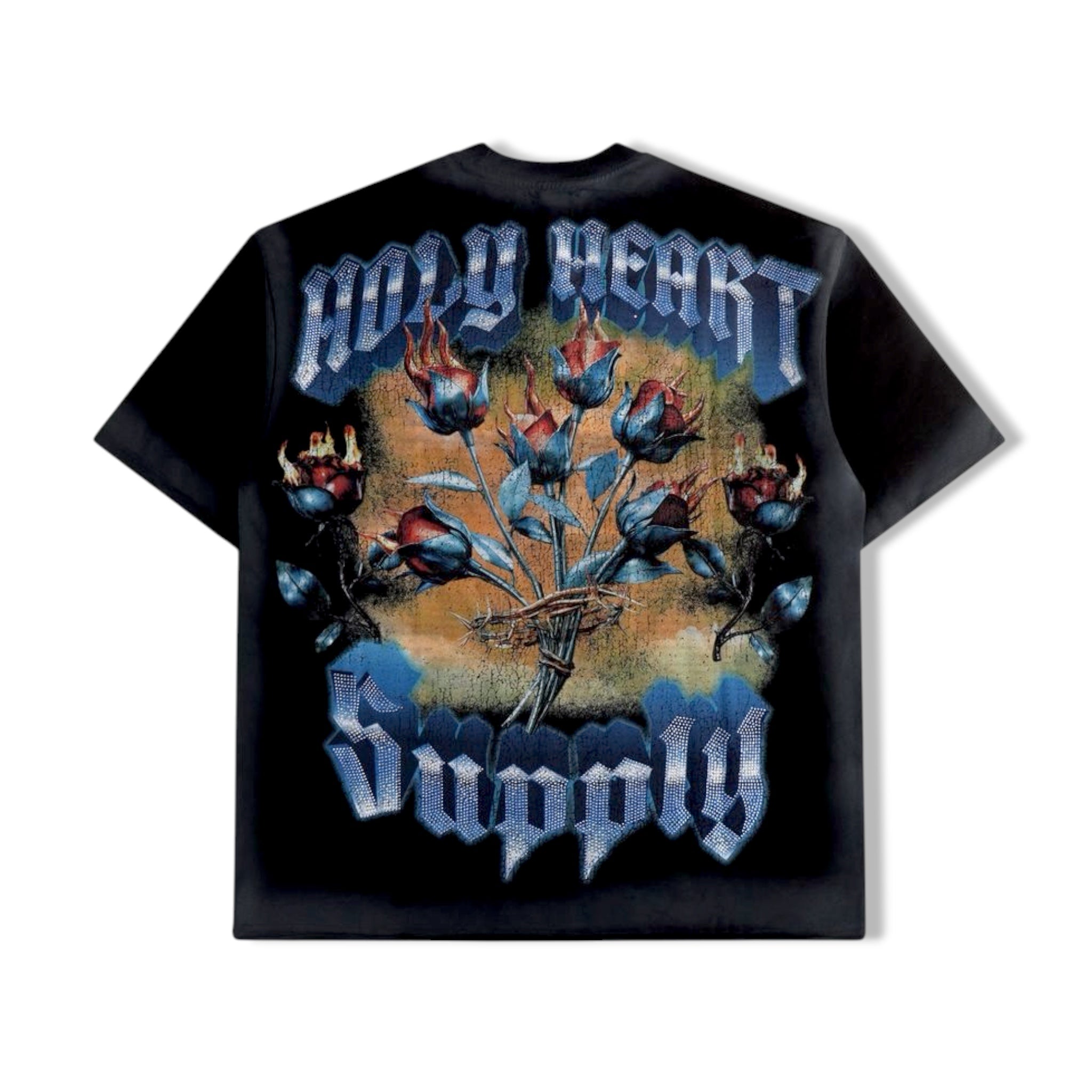 supply blk holy heart shirt