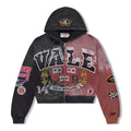 vale blk rust two face hoodie