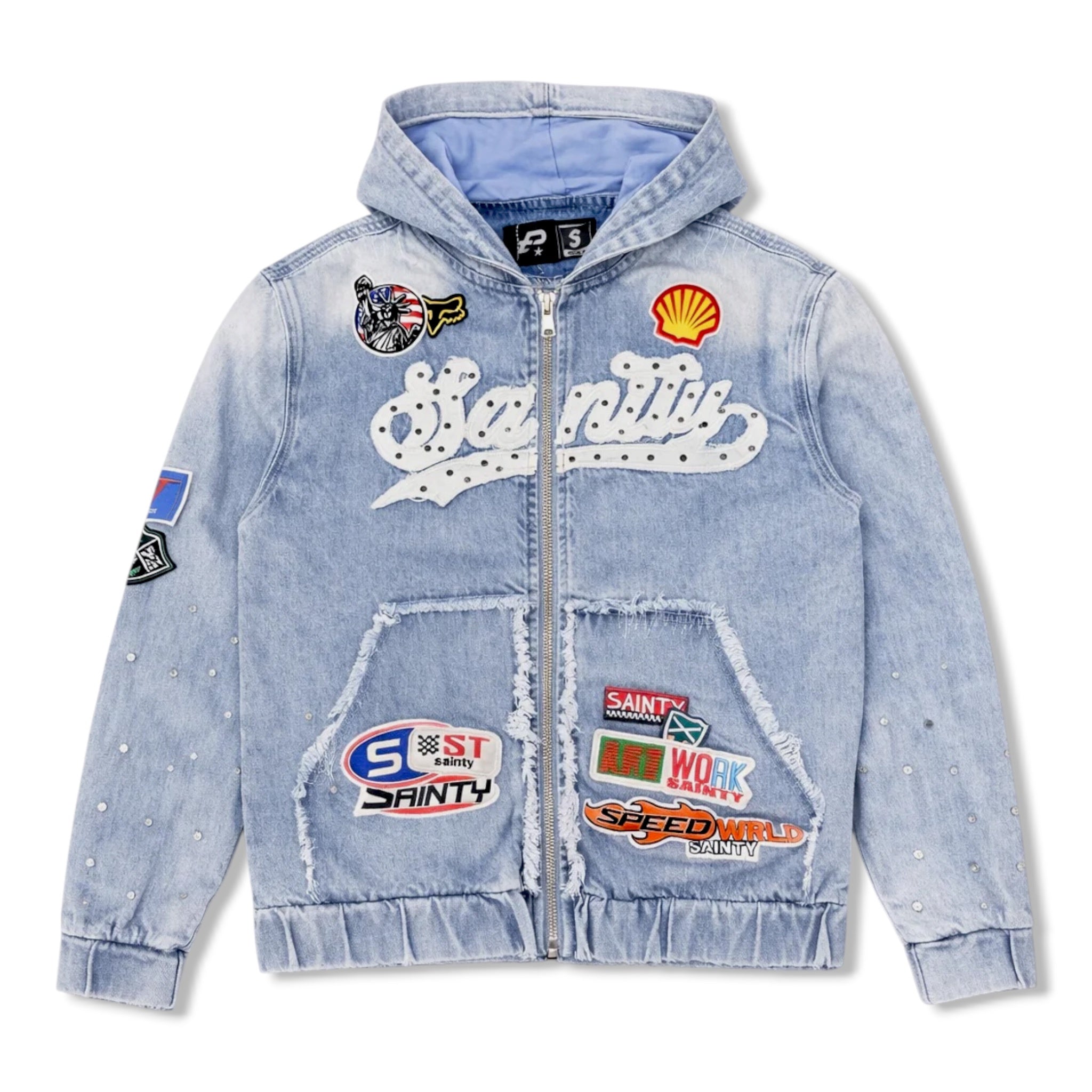pltx blu sanity denim jacket