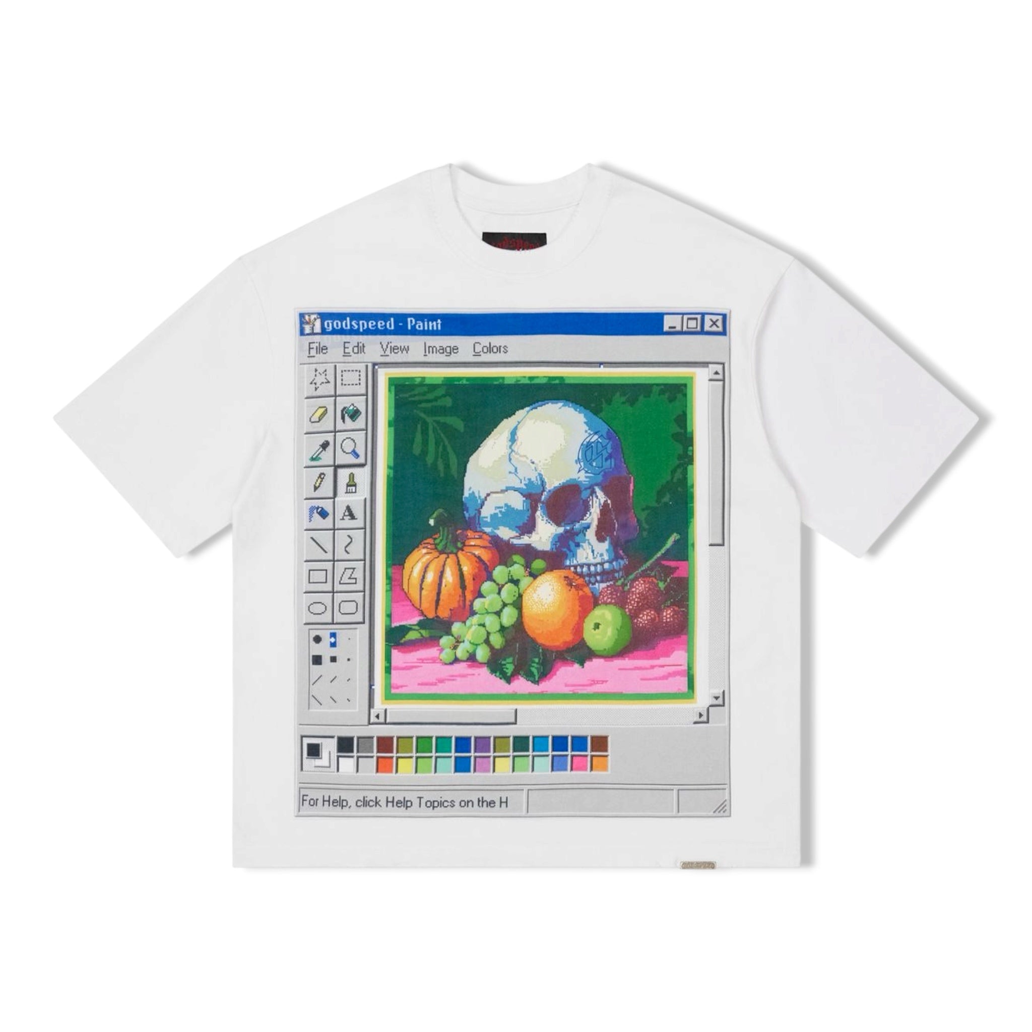 godspeed wht gs paint shirt