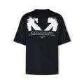 offwhite blk half arrows shirt