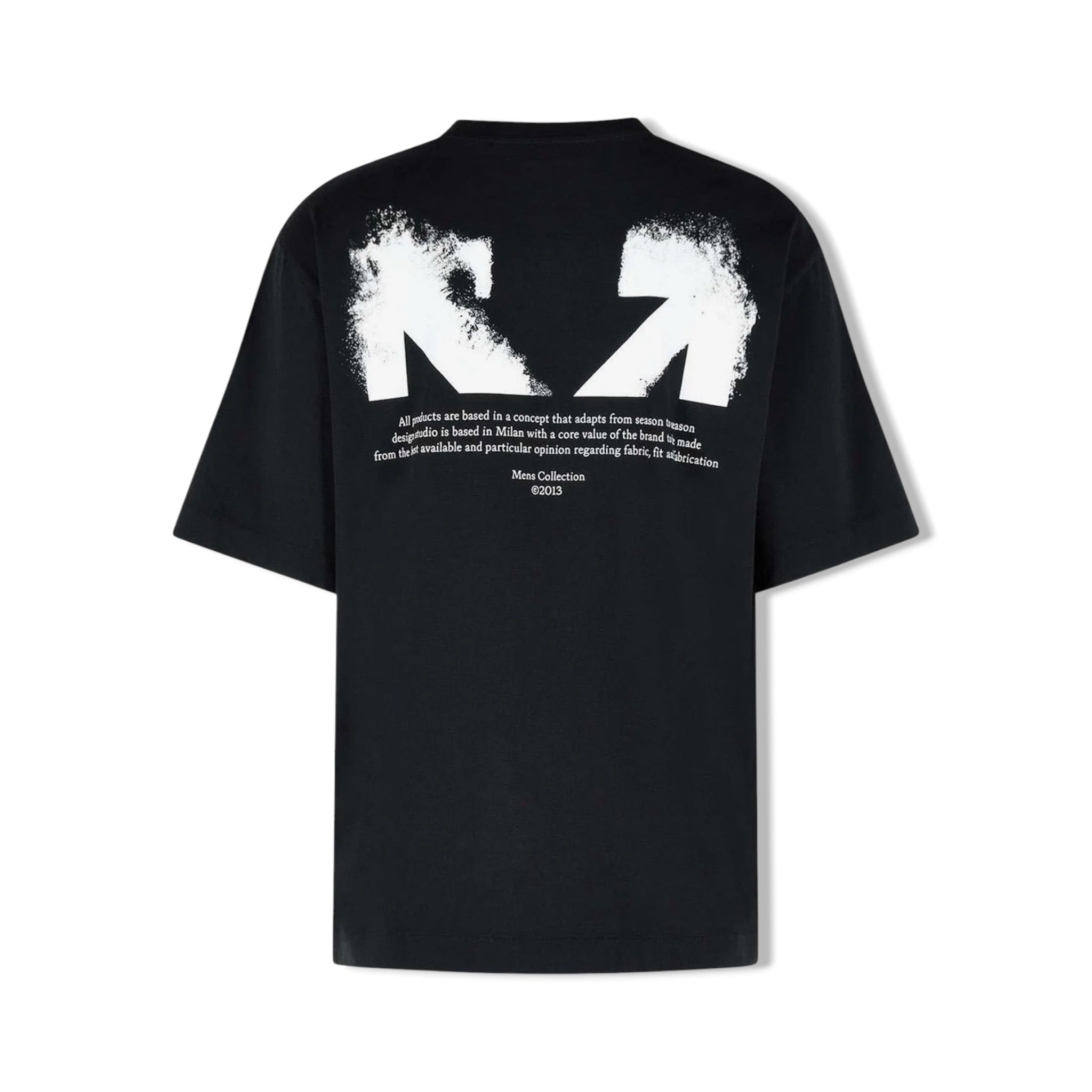 offwhite blk half arrows shirt